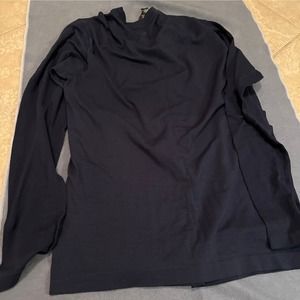 Rhone taupe wool seamless long sleeve medium